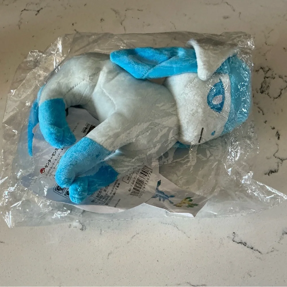 GLACEON Pokémon center 2018 original plush stuffed 7” toy doll Japan